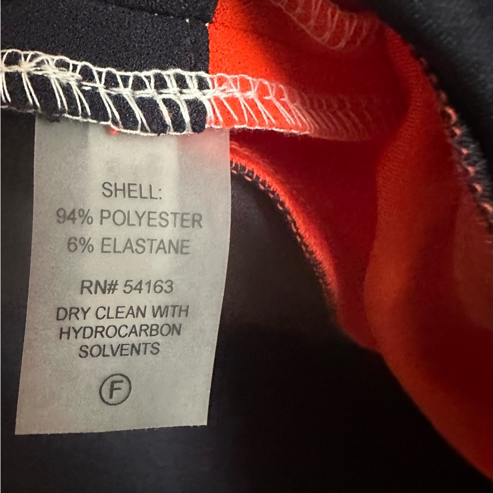 Tommy Hilfiger Elegant Navy and Res Striped Dress - Picture 6 of 6